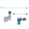 1set Power ON OFF Reset Switch Board With 8pin Flex Ribbon Cable For PS2 70000 90000 Repair Parts Game Accessories