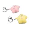 Fluffy Fur Smile Stars Plush Keyring Pom Pom Starfish Smile Stars Backpack Pendant  Wedding Gifts