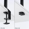 SANWA SUPPLY Двойной кронштейн для монитора (Вертикальный/Двойной экран) CR-LAC211BK