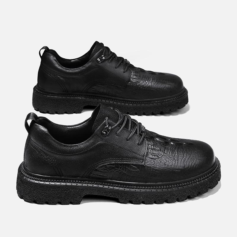 Мужская новая кожаная спортивная обувь на открытом воздухе, повседневная обувь, деловая кожаная обувь