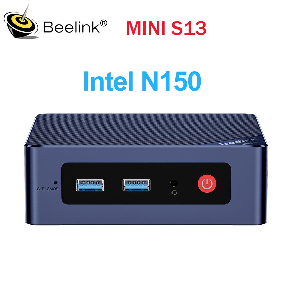 Beelink Mini S13 Intel Twin Lake N150 16G 500G N5095 N95 8G 128G 256G Мини-ПК Поддержка WiFi 4K Офисный Мини-Компьютер VS GMKtec G3