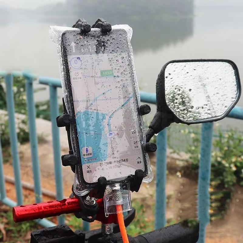 1/5Pcs Pcs Universal Transparent Phone Cases Waterproof Mobile Phone Cover Pouch Bags for Cycling Biking Outdoor Cellphone Cover 5