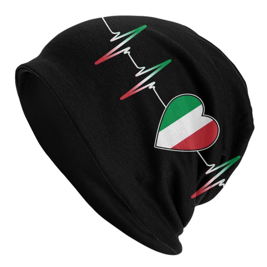 Шапка-бини с итальянским флагом, унисекс, зимняя теплая шапка, женская вязаная шапка, уличная шапка Italia Proud Skullies, шапки