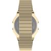 Часы Timex Uni T80 34 мм - Золотистый удлиненный ремешок, цифровой циферблат, Золотистый корпус, Золото
