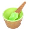 Ice Cream Spoon Cute Shape Food Grade Non-stick Anti-freeze Anti-slip Handle Tableware Multi-colored Homemade Ice Cream Cup
