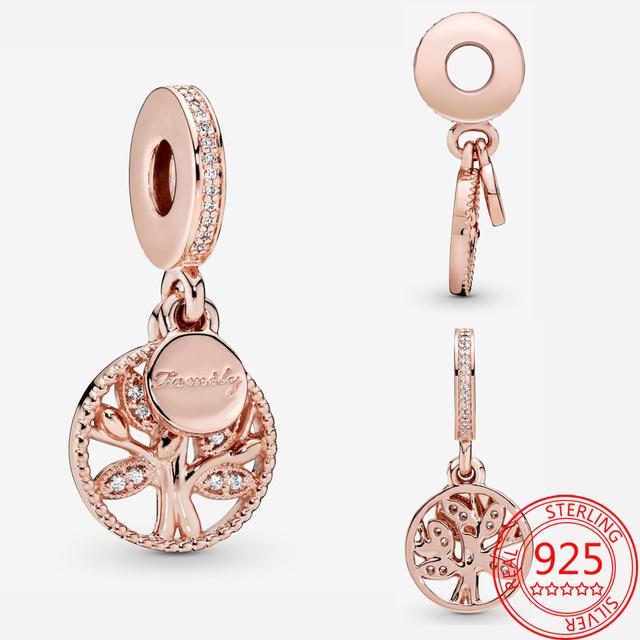 S925 стерлингового серебра переплетенные сердца двойной шарм подходят оригинальные модные браслеты Diy 925 серебра девушки ювелирные изделия подарок