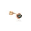 Tirr Lirr 14K Pink Gold Blue Rough Diamond Piercing TEPK4P00141MD