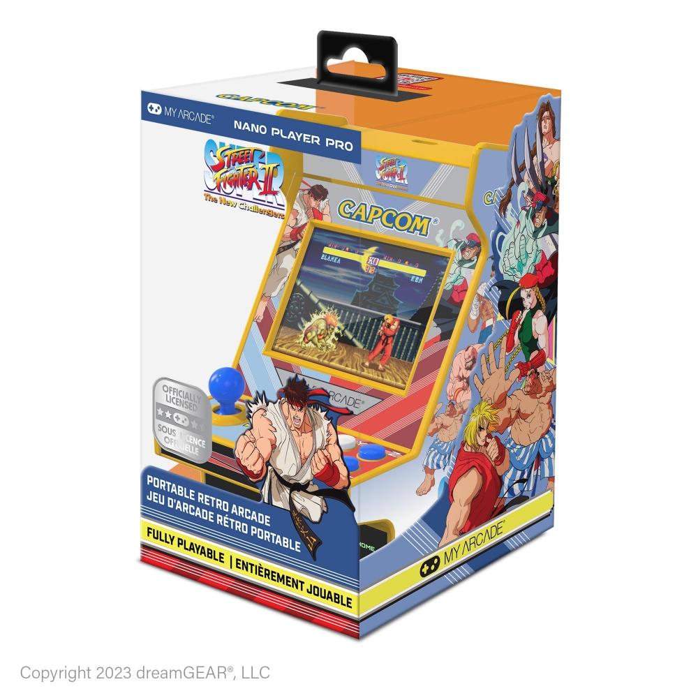 Мой Arcade Super Street Fighter II Nano Player Портативный ретро-аркадный (2 игры в 1)