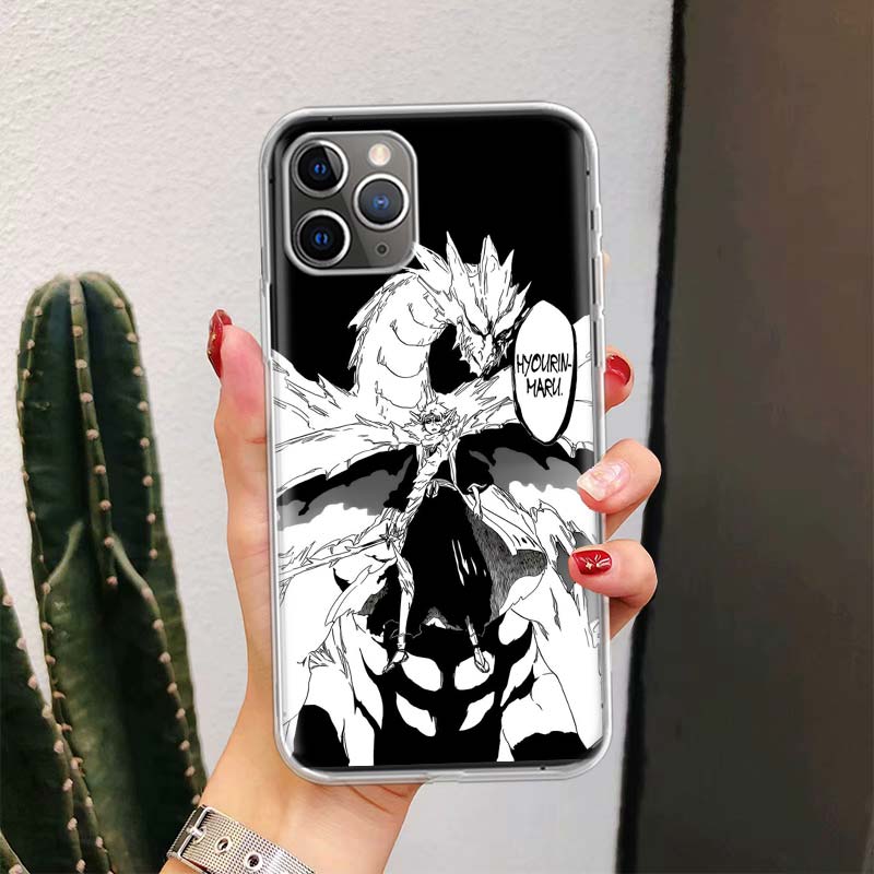 Bleach Хитсугая Тоширо Для iPhone 17 Air 16 15 14 Plus 13 Mini 12 11 Pro Max Чехол для телефона 16E 7 Печать 8 SE Fundas Чехол Мягкий C