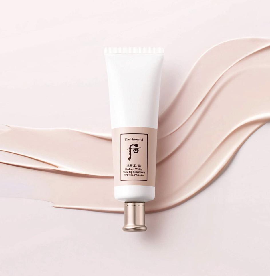 The history of whoo Gongjinhyang Seol Radiant White Tone Up Sunscreen SPF50+/PA++++(Отбеливающий тонирующий солнцезащитный крем) 50мл