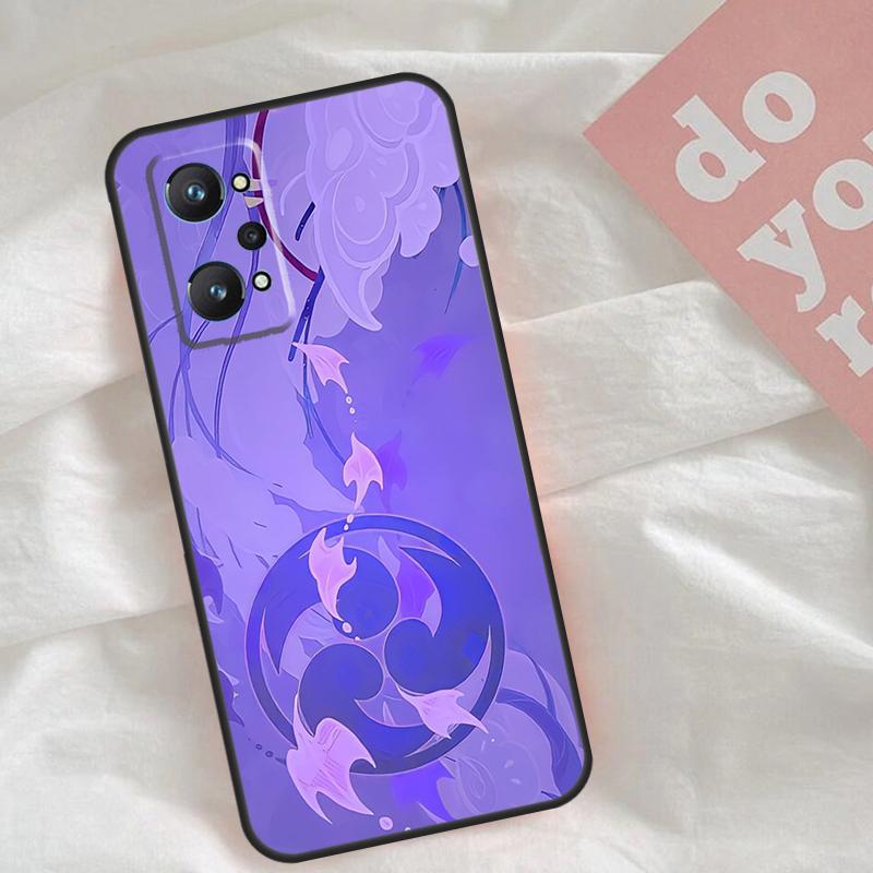 Чехол для Realme GT7 Pro GT6 C75 C65 C67 C61 C53 C55 C51 C35 C63 C71 15 11 12 13 14 Pro Plus с аниме Genshin Impact