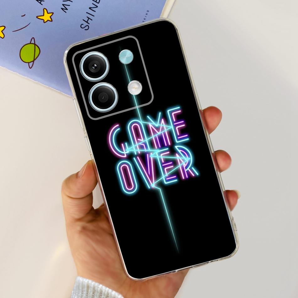 For Xiaomi Redmi Note 13 4G Case Redmi Note 13 Pro 4G Global Cute Soft Silicone TPU Slim Cover For Redmi Note13 13Pro 4G