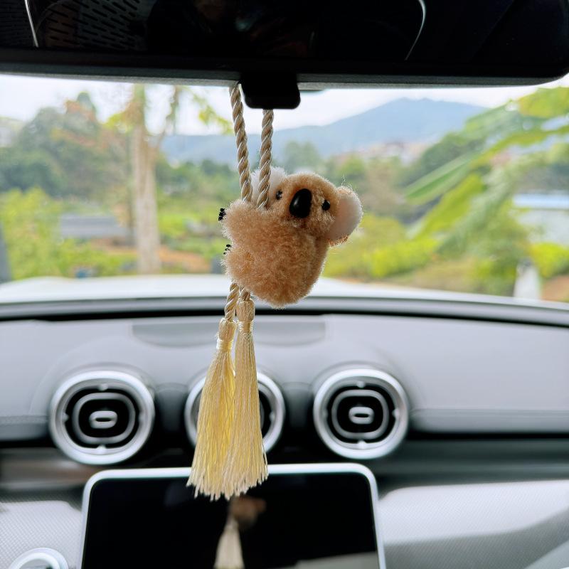 Charming Koala Car Pendant - Stylish Rearview Mirror Decor for Women