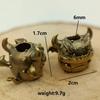 Милый маленький демон латунный нож бусины EDC открытый паракорд ручной работы DIY браслеты аксессуары зонтик веревка плетеные шнурки подвески
