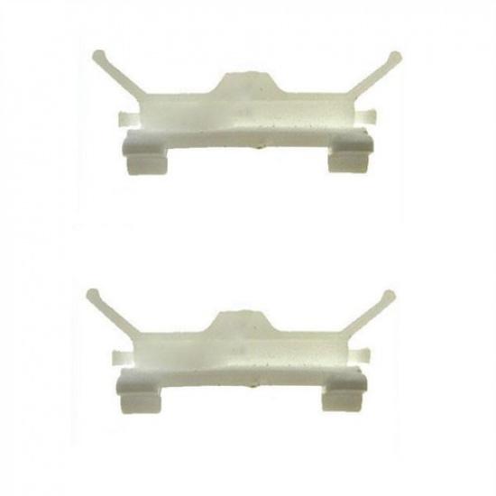10Pcs Side Roof Drip Weatherstrip Molding Fixing Clips for Hyundai Elantra White