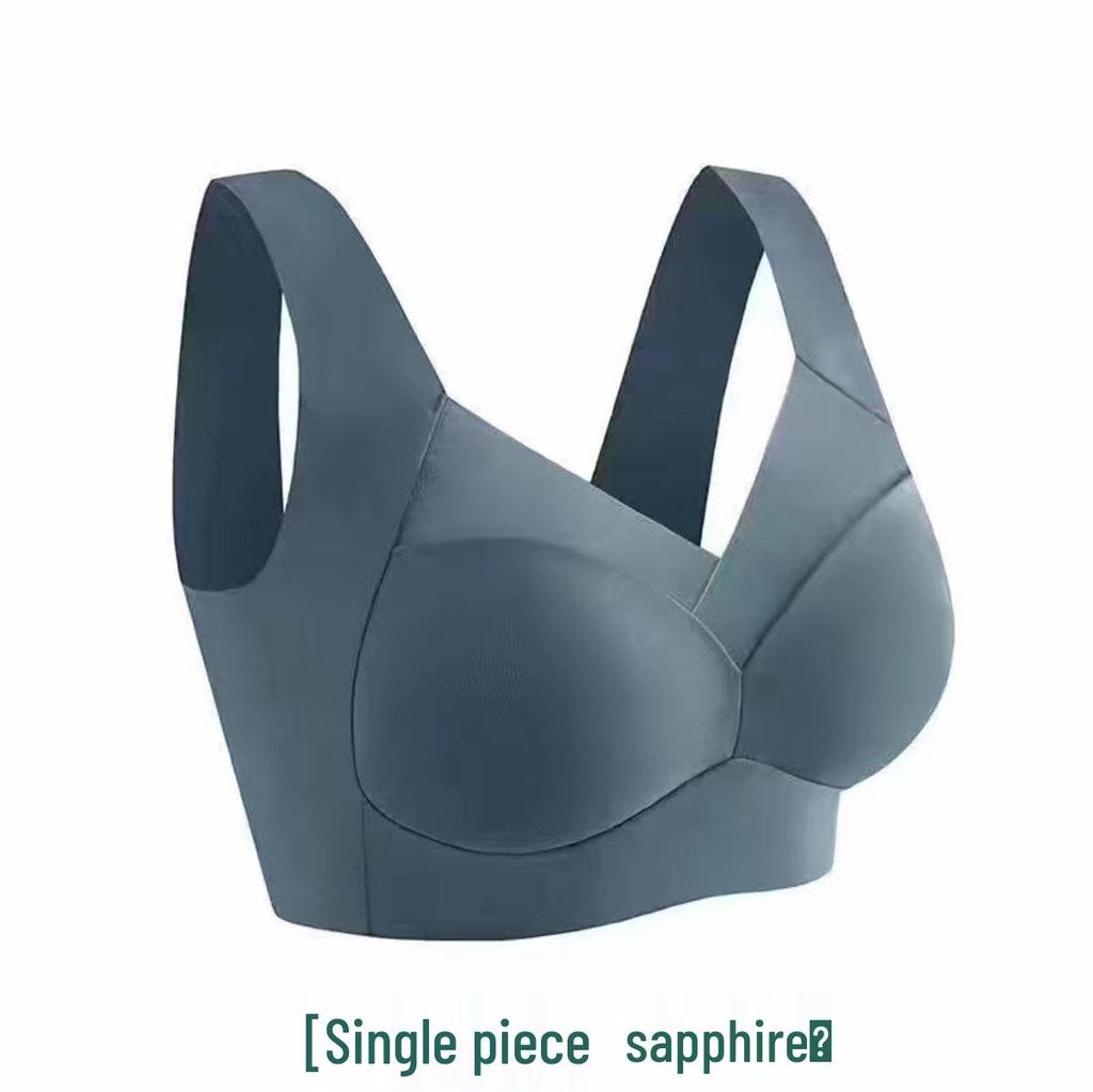 Бесшовный спортивный бюстгальтер из ледяного шелка - Женский дизайн против провисания, для поддержки и сбора груди