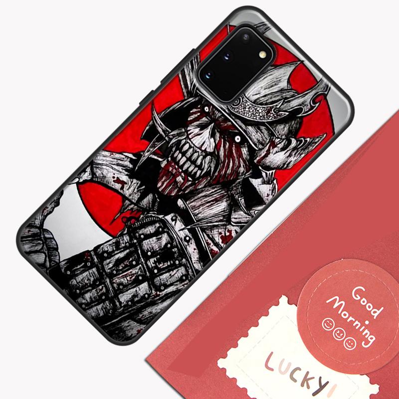 Японский воин-самурай Чехол для телефона для Samsung Galaxy S23 S26 Ultra S20 S21 S22 S24 S25 Plus S10 S25 FE Защитный корпус