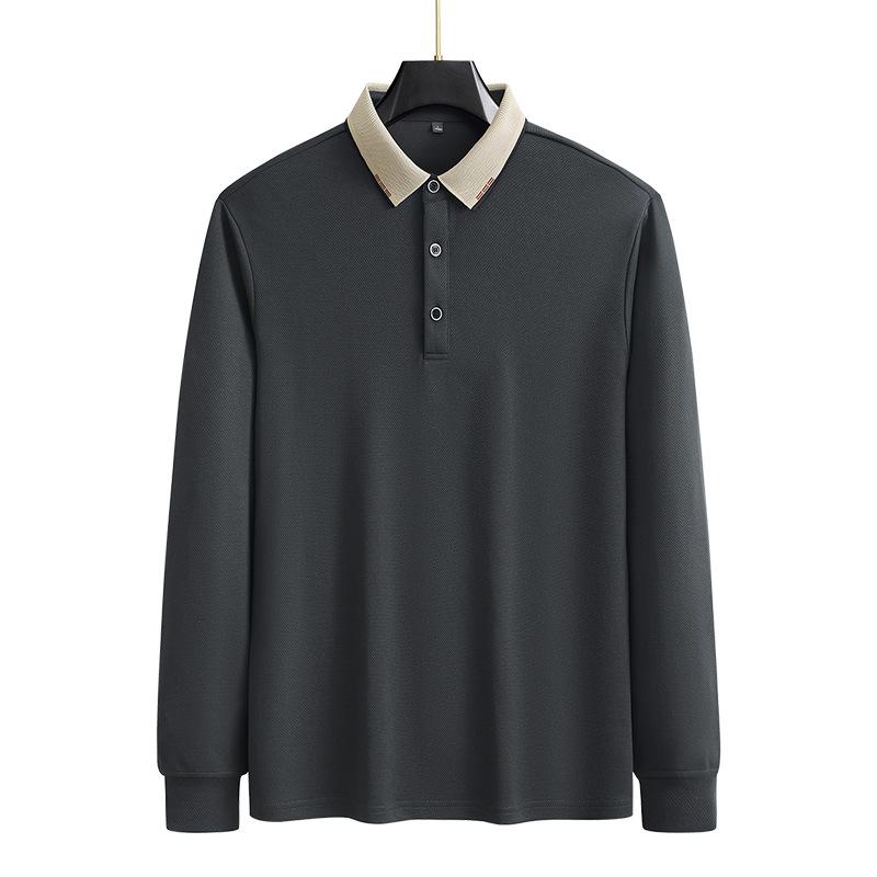 Футболка с длинными рукавами, мужская рубашка поло с флисовым верхом