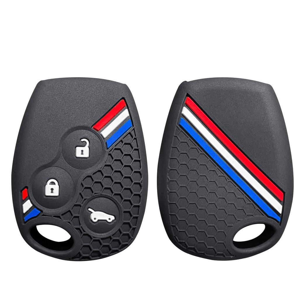 Силиконовый чехол для ключа держатель чехол для ключа для Renault Clio 3 Logan 2 Dacia Duster sandero stepway Lada Largus для Nissan Almera terrano