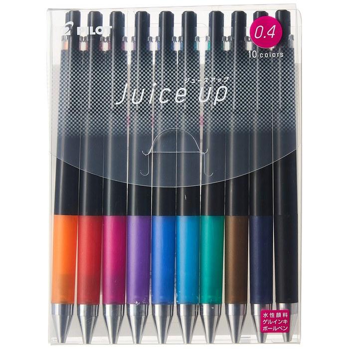 Гелевая ручка PILOT Juice Up 0.4, набор из 10 цветов LJP200S4-10C