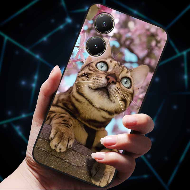 For POCO X7 Pro Case Painted Cats Soft TPU Silicone Protector Cover for Xiaomi POCO X7 Pro 5G Case Fundas Bumper POCOX7Pro Capa