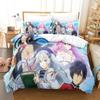 Комплект постельного белья аниме Seirei Gensouki для мальчиков и девочек, размер Twin Queen Size, пододеяльник, наволочка, кровать, модный домашний текстиль, для взрослых
