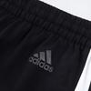 Adidas Logo Print Elastic Waist Tapered Joggers Women Bottoms Black HY2883