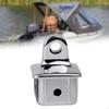 Square Top Eye End Cap Marine Bimini Fitting Mirror Polished Connection Hardware Yacht Sliding