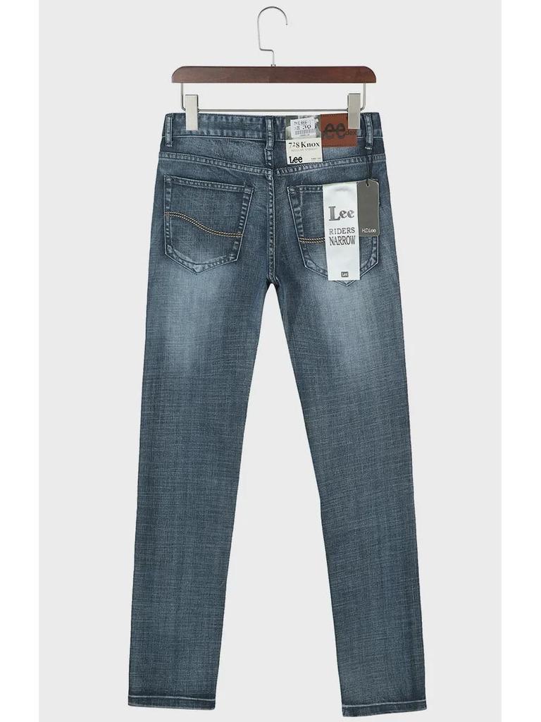 Leepaud Autumn Slim Fit мужские корейские джинсы со средней посадкой