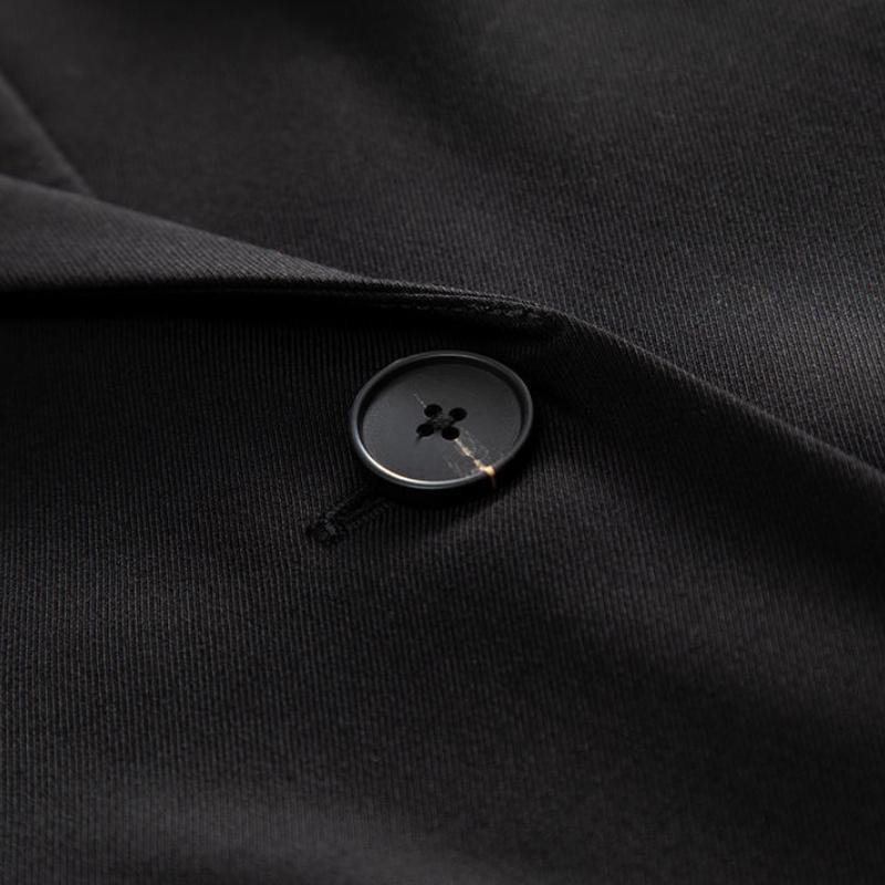 Fashion Temperament Capable Style Version of All Black Suit Vests Female Autumn Wear