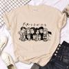Friends Tv Show tshirt women Y2K comic anime Tee female y2k Japanese clothing