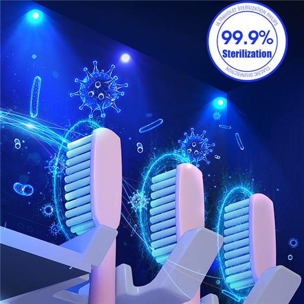 Ultraviolet Toothbrush Holder Sterilizer Automatic Toothpaste Dispenser Squeezer Bathroom Accessories Set