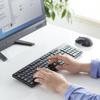 Sanwa Supply Wireless Quiet Keyboard беспроводная цифровая клавиатура (2,4 ГГц включено) СКБ-WL37BK