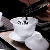 White Porcelain Glazed Kung Fu Tea Set