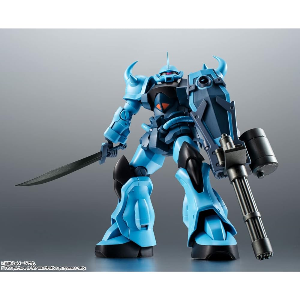 TAMASHII NATIONS ROBOT Spirits MS-07B-3 Гуф Кастом A.N.I.M.E. Фигурка 125 мм ПВХ АБС Окрашенная Коллекционная