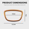 For Au-di A4 B6 B7 B8 A6 C6 A5 Q7 Q5 A3 A4L A8L A6L Car Steering Wheel Cover Center Logo Frame Stickers Interior Car Accessories