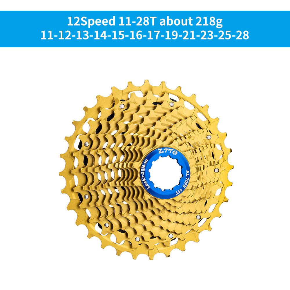 ZTTO Road Bike 12 Speed Cassette HG Freehub ULT 11-34T Gravel Bicycle 12Speed 11-28 Steel CNC34T UltraLight K7 12V 12s 32T