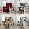 Чехол на кресло с геометрическим принтом, эластичные чехлы на кресла из спандекса, съемные чехлы для дивана Relax с чехлом на подушку сиденья