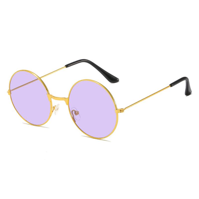 Европейские и американские ретро круглые солнцезащитные очки новые цветные очки в стиле морской пехоты для женихов модные солнцезащитные очки