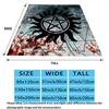 1PC Supernatural Patterned Flannel Blanket Suitable For All Seasons For Home Decor Warmth And Comfort Gifts Holiday Present