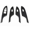 Right Hand Drive 07-13 Corolla Plastic Steering Wheel Modified Carbon Fiber Pattern Black Navigation Panel  Interior Decoration