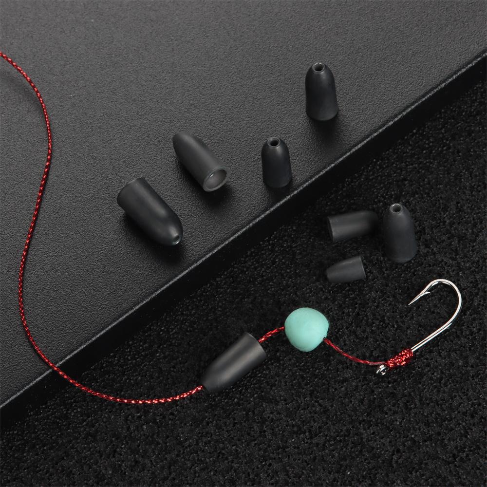 5 шт., грузила с заостренными концами, грузила, латунные вольфрамовые рыболовные поводки, соединитель крюка для грузила