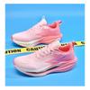 Lightweight Breathable Running Shoes Kids With Carbon Plate Support Mesh Upper Shock Absorption Non-Slip Sole