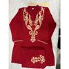 Женский этнический набор Kurta Pant для вечеринки Индийский Болливуд Топ Курти Комплект с шнурком