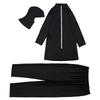 Plus Size Women Muslim Muslimah Swimwear Full Coverage Women Swimming Suit Highly Elastic Comfortable 3 Pieces Beachwear XL-6XL