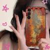 Ретро-индустриальный стиль Ржавый чехол для телефона Для Samsung S24, S21, S22, S23, S30, Ultra, S20, Plus, Fe, Lite, Note, 10, 9, 5G Черный Мягкий чехол