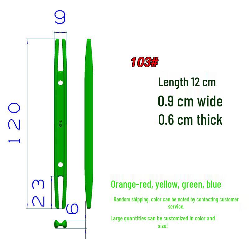 Двусторонний пластиковый челнок для плетения сетей, ремонта рыболовных сетей и многоцелевой инструмент для намотки лески