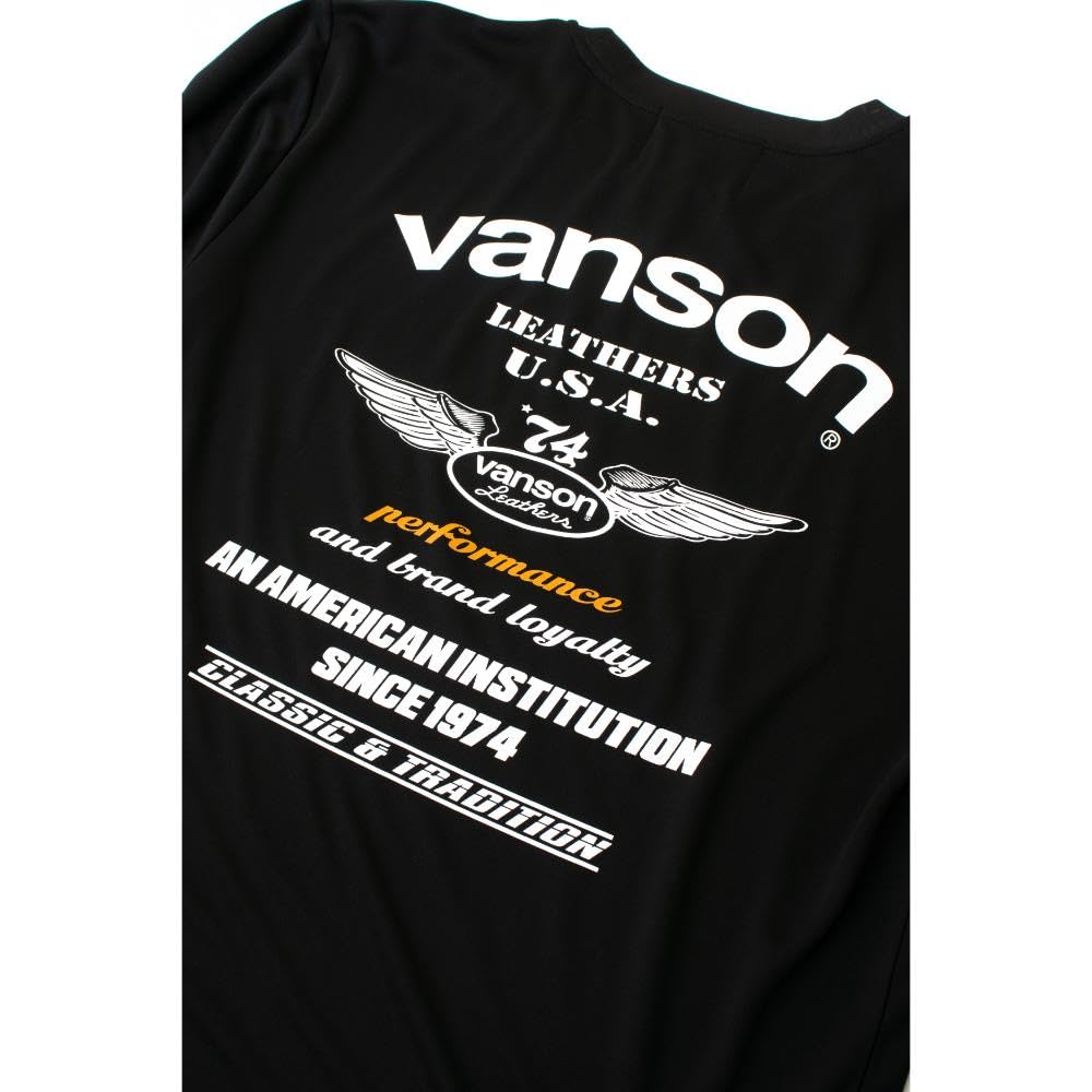 Vanson Streetwear Сетчатая футболка, Черный