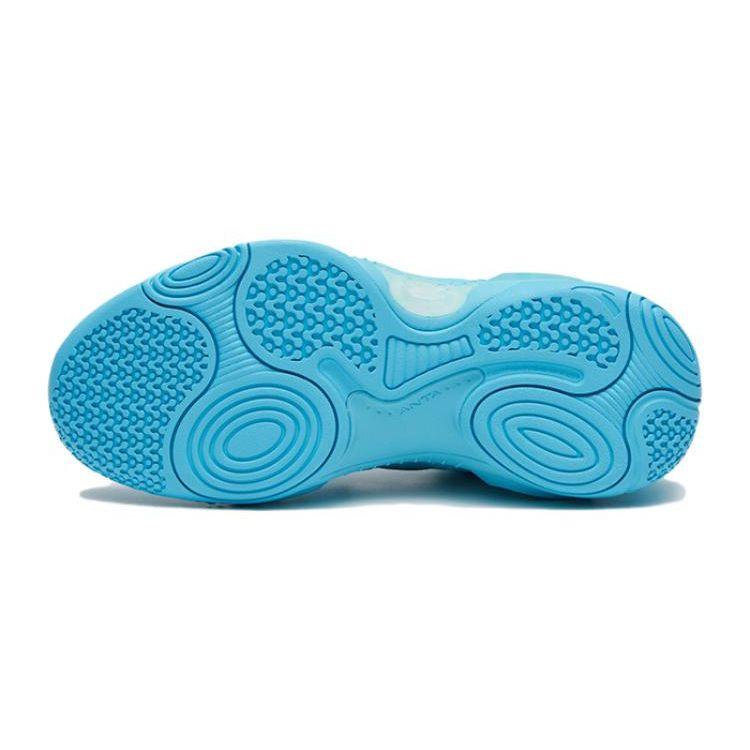 Anta Баскетбольные кроссовки Kids Asymmetric 2 простые, удобные, нескользящие, прочные, средней высоты, детские баскетбольные кроссовки Mercury-Blue 312321102H-5