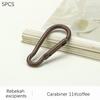 5 шт. альпинистская пряжка пружинное кольцо сплав открываемое кольцо для ключей детали ремешка подвеска пряжка защелка зажим триггерный крюк
